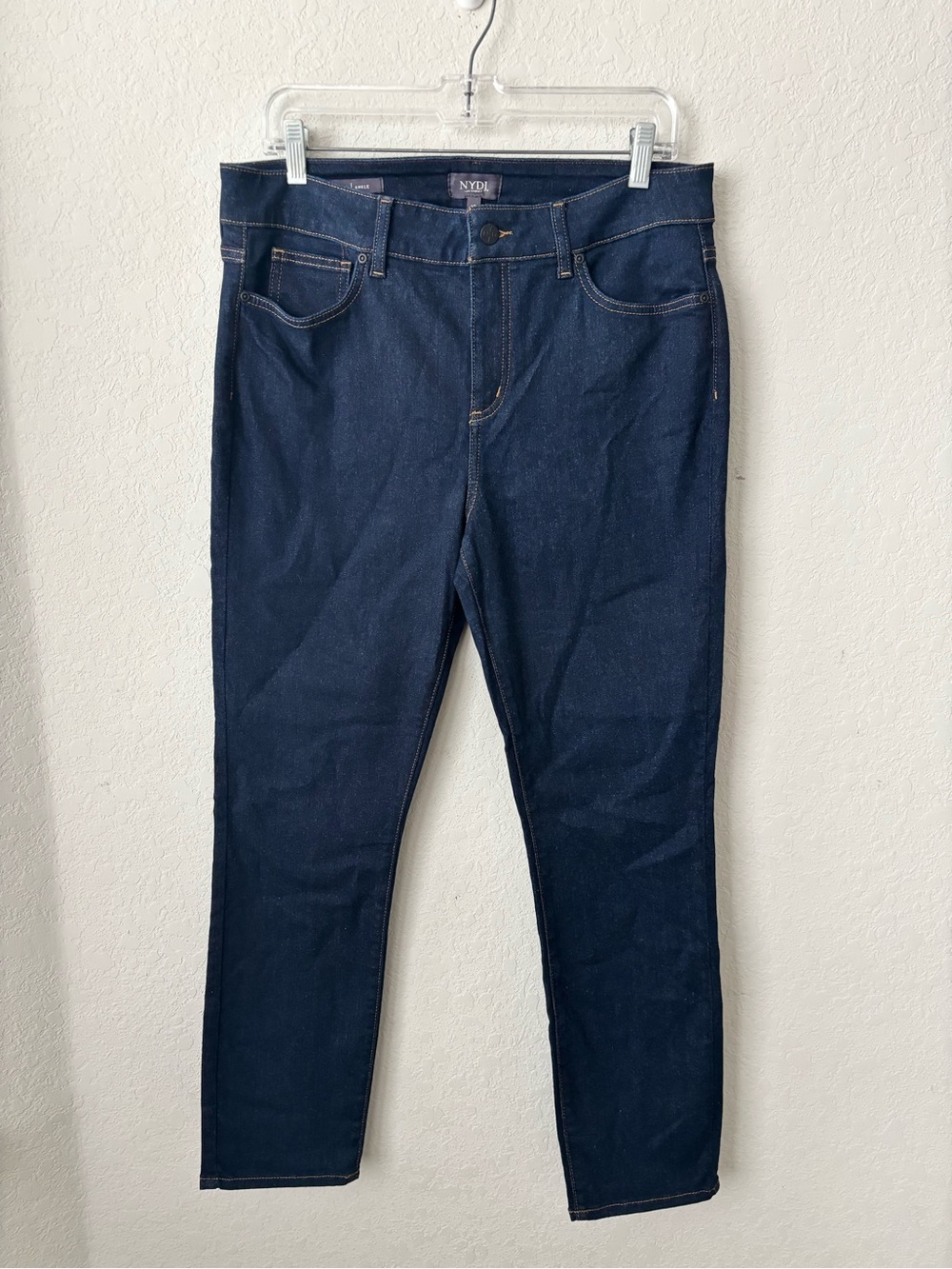 NYDJ Women's Dark High-Rise Alina Ankle Jeans Size 12 - Picture 3 of 8